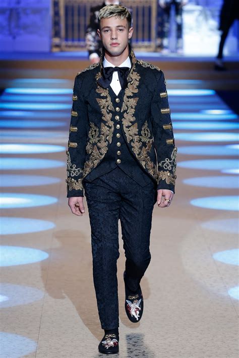 desfile dolce gabbana fall winter 2018 hombres nombres|stefano gabbana and dolce.